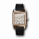Jaeger LeCoultre Reverso Squadra Lady Duetto Silvered Guilloche/ Black Dial Ladies Watch Q7052421