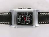 Jaeger-Lecoultre Reverso Squadra World Chronograph 702T670 Mens Rectangle Quartz Watch
