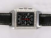 Jaeger-Lecoultre Reverso Squadra World Chronograph 702T670 Rectangle Mens Watch