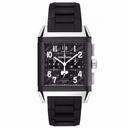 Jaeger LeCoultre Reverso Squadra World Chronograph Black Dial Titanium Ceramic Rubber Men's Watch Q702J67P