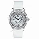 Jaeger LeCoultre Silver Dial 18kt White Gold Satin Ladies Watch Q12034S2