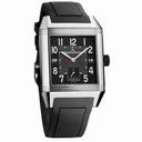 Jaeger LeCoultre Squadra Hometime Black Dial Black Rubber Men's Watch Q700868P