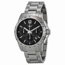Longines Conquest Chronograph Black Dial Stainless Steel Men's Watch L27434566