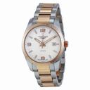 Longines Conquest Classic Automatic Silver Dial Stainless Steel and 18k Rose Gold Men's Watch L2.785.5.76.7
