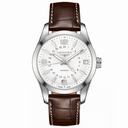 Longines Conquest Classic White Dial Brown Alligator Leather Men's Watch L2.799.4.76.3