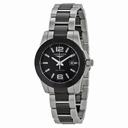 Longines Conquest White Dial Black Ceramic and Stainless Steel Watch L32574567