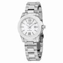 Longines Conquest White Dial Stainless Steel Ladies Watch L3.257.4.16.6