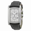 Longines DolceVita Chronograph White Dial Leather Men's Watch L5.680.4.16.2