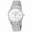 Longines Elegant Automatic White Dial Stainless Steel Men's Watch L49104126