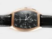 Longines Evidenza L2.155.4.53.5 Oval Black Dial Quartz Watch