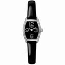 Longines Evidenza Mini Black Diamond Dial Black Leather Ladies Watch L21750572