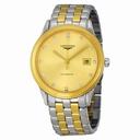 Longines Flagship Automatic Gold Dial Two-tone Men's Watch L4.874.3.37.7