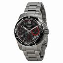 Longines Hydroconquest  Chronograph Black Dial Stainless Steel Men's Watch L36964536