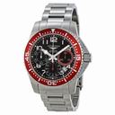 Longines HydroConquest Chronograph Black Dial Stainless Steel Men's Watch L36964596