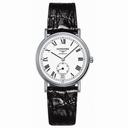 Longines La Grand Classic Presence White Dial Black Leather Watch L48044112
