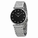 Longines La Grande Classique Diamond Black Dial Ladies Watch L4.709.4.58.6