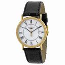Longines La Grande Classique Presence White Dial Black Leather Men's Watch L47202112