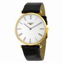 Longines La Grande Classique White Dial Black Leather Men's Watch L47552112