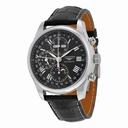 Longines Master Collection Automatic Black Dial Black Leather Strap Men's Watch L2.773.4.51.7