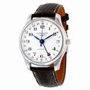 Longines Master Collection Automatic GMT Silver Dial Brown Leather Men's Watch L2.718.4.70.3
