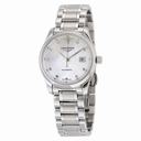 Longines Master Collection Automatic Mother of Pearl Dial Stainless Steel Ladies Watch L2.257.4.87.6