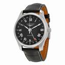 Longines Master Collection GMT Automatic Black Dial Black Leather Men's Watch L2.718.4.50.7