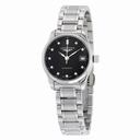 Longines Master Collection Black Dial Stainless Steel Automatic Ladies Watch L2.128.4.57.6