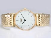 Longines PrimaLuna L8.113.0.16.6 Stainless Steel with Rose Gold Bezel White Dial Watch