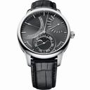 Maurice Lacroix Black Dial Black Leather Automatic Men's Watch MP6528-SS001-330