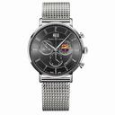 Maurice Lacroix Eliros Chronograph Black Dial Men's Stainless Steel Quartz Watch EL1088-SS002-320