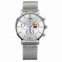 Maurice Lacroix Eliros Chronograph  Silver Dial Stainless Steel Men's Quartz Watch EL1088-SS002-120