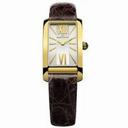 Maurice Lacroix Fiaba Silver Dial Brown Alligator-Crocodile Leather Laides Quartz Watch FA2164-PVY01-112