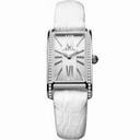 Maurice Lacroix Fiaba Silver Dial White Leather Ladies Quartz Watch FA2164-SD531-114
