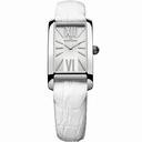 Maurice Lacroix Fiaba Silver Dial White Leather Stainless Steel Ladies Quartz Watch FA2164-SS001-113
