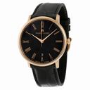 Maurice Lacroix Les Classiques Automatic Black Dial 18kt Rose Gold Men's Watch LC6007-PG101-310