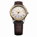 Maurice Lacroix Les Classiques Automatic Date Silver Dial Brown Leather Automatic Men's Watch LC6017-YS101-130