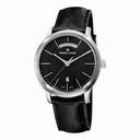 Maurice Lacroix Les Classiques Black Dial Black Leather Men's Watch LC1007-SS001-330