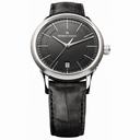 Maurice Lacroix Les Classiques Black Dial Black Leather Men's Watch LC1117-SS001-330