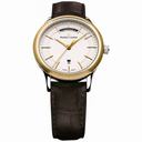 Maurice Lacroix Les Classiques Brown Leather Gold-Tone Stainless Steel Ladies Quartz Watch LC1007-PVY11-130