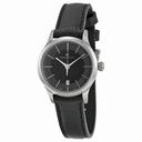 Maurice Lacroix Les Classiques Date Black Dial Black Leather Ladies Quartz Watch LC1113-SS001-330
