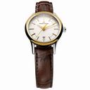 Maurice Lacroix Les Classiques Date White Dial Brown Leather Ladies Quartz Watch LC1113-PVY11-130