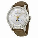 Maurice Lacroix Les Classiques Phase de Lune Automatic Silver Dial Brown Leather Men's Watch LC6068-SS001-132