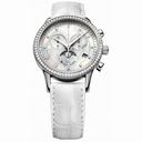 Maurice Lacroix Les Classiques Phase de Lune Chrono Mother Of Pearl Dial White Leather Ladies Quartz Watch LC1087-SD501-160