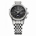 Maurice Lacroix Les Classiques Phase de Lune Chronograph Black Dial Men's Automatic Stainless Steel Watch LC6078-SS002-331