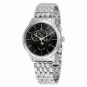 Maurice Lacroix Les Classiques Phase de Lune Chronograph Black Dial Stainless Steel Men's Watch LC1148-SS002-331