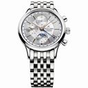 Maurice Lacroix Les Classiques Phase de Lune Chronograph Silver Dial Automatic Men's Stainless Steel Watch LC6078-SS002-131