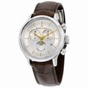 Maurice Lacroix Les Classiques Phase de Lune Silver Dial Chronograph Men's Watch LC1148-SS001-132