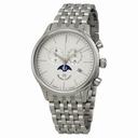 Maurice Lacroix Les Classiques Phase de Lune Silver Dial Chronograph Men's Watch LC1148-SS002-130