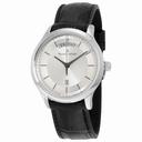 Maurice Lacroix Les Classiques Silver Dial Black Leather Men's Quartz Watch LC1227-SS001-131