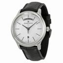 Maurice Lacroix Les Classiques Silver Dial Black Leather Men's Watch LC1007-SS001-130